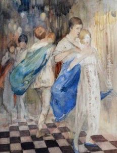 Dancing At A Theatrical 1920's Ball by Madeline Green