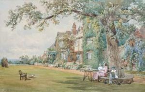 Coombe Cottage by Nathaniel Everett Green