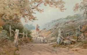 Exh 1880-1896- "tilford, Surrey" by Nathaniel Everett Green