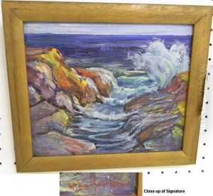 Seascape With Fauvecolors by William Bradford Green
