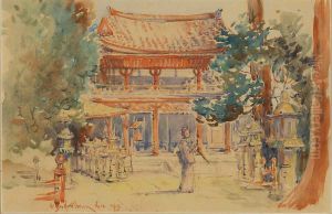 Japanese Temple (nara) by William Bradford Green