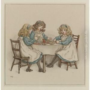 The Tea Party by Kate Greenaway