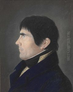 Portrait Of A Gentleman In Profile by Benjamin Greenleaf
