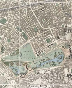 Map Of London by Greenwood Christopher & John