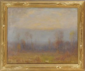 Hazy Day Landscape by Joseph H. Greenwood