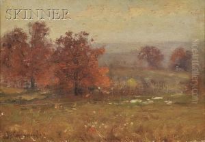 Hillside In Autumn by Joseph H. Greenwood