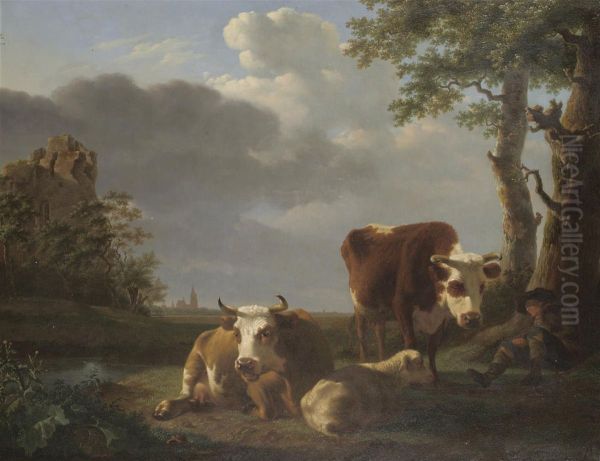 A Herdsman Resting - view 1