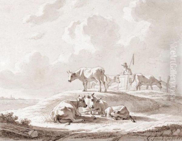 Study Of Cows - view 1