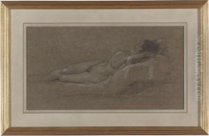 Reclining Nude by Edward John Gregory