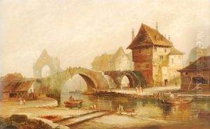 Street Scenes, Possibly Saint Malo by George Gregory