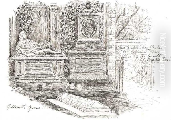 Goldsmith's Grave - view 1