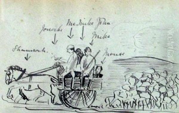 Pony Trap With A Shooting Party, 1899 - view 1