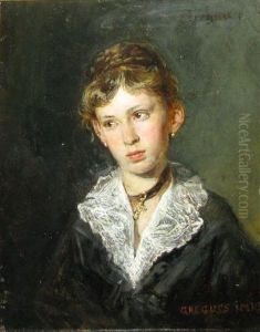 Portret De Tnara by Imre Greguss