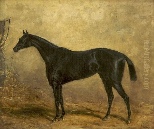Horses In Stables, A Set Of Three - view 1