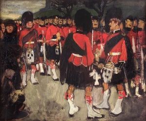 After The Parade by Maurice William Greiffenhagen