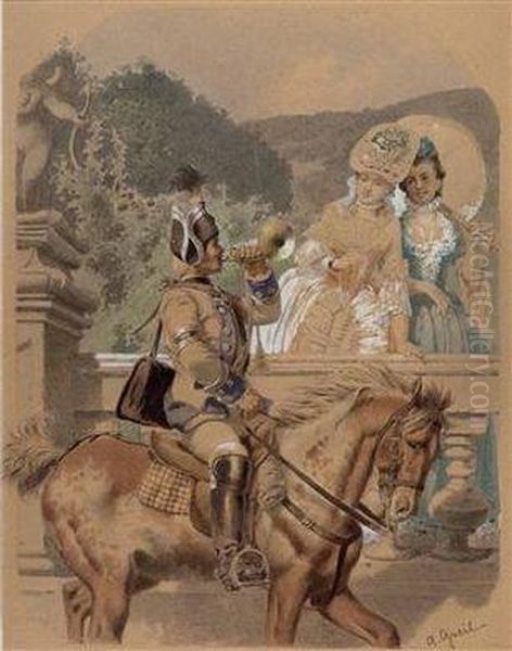 "hornblasender Postillion" - view 1