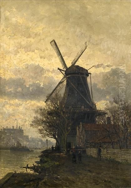Along A Dutch River - view 1