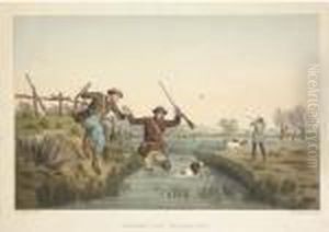 Chasse Aux Becassines by Francois, Francisque Grenier De Saint Martin