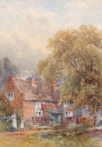By The Gate by Frank Gresley