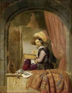 Peintre A L'atelier
