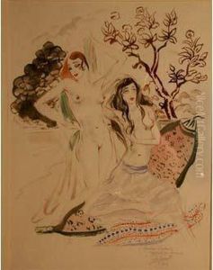 Greuel. - Deux Femmes. 1929 by Arthur Greuell