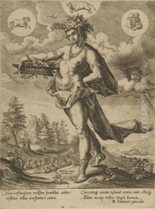 Allegorie Des Fruhlings. by Matthaus Greuther