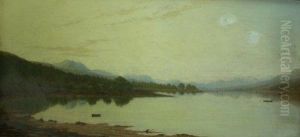 Clyde Scenery Sunset, Campsail Bay, Gareloch by James Grey