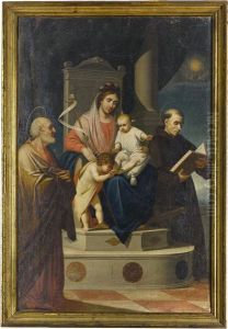 Madonna Col Bambino Con San Giovannino