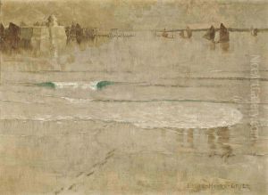 St Ives, Low Tide by Louis Monro Grier