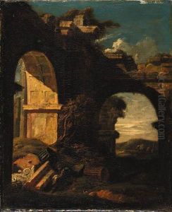 Classical Ruins In A Landscape Classical Ruins In A Landscape