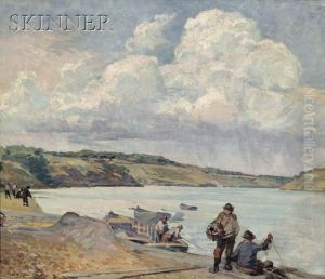 Fishermen, Quebec, Canada by Walter Griffin