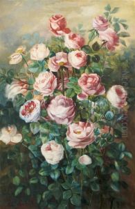 Still Life With Peonies by Marie Osthaus Griffith