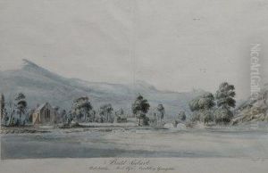 Beddgelart (caernarvonshire) With Moel Hedog,
Moellefn,
Castell Y Graigddu by Moses Griffiths