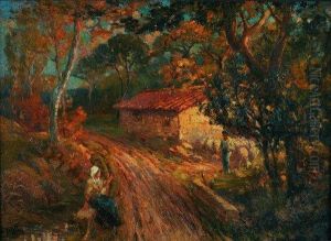 Paisaje Con Pastores by Gabriel Griffon