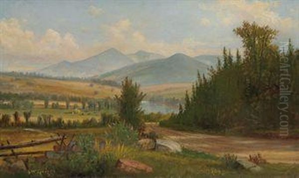Haying In The Pemigewasset Valley, New Hampshire - view 1