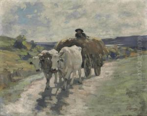 Bull Cart by Nicolae Grigorescu