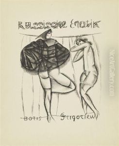 Russian Erotic Art by Boris Dmitrievich Grigoriev