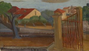 Garden Gate by Boris Dmitrievich Grigoriev