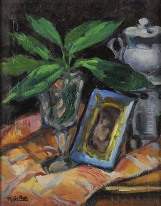 Nature Morte Au Vase by Roger Grillon