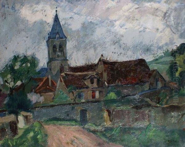 L'eglise Et Le Village De Maule - view 1