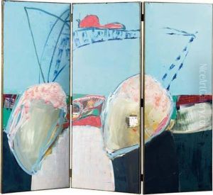 Untitled - A Three Leaf Folding Screen by Artur Grimm