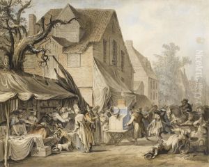 A Market Scene, Mortlake A Market Scene, Mortlake