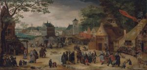 A Village Celebrating The Kermesse Of Saint George