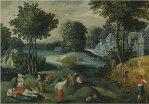 An Allegory Of Summer With Two Signs Of The Zodiac