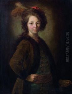Portrait D'un Jeune Garcon En Costume Polonais by Jean-Alexis Grimou