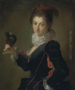Portrait Of A Lady by Jean-Alexis Grimou