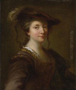 Portrait Of A Lady by Jean-Alexis Grimou