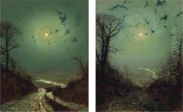 Moonlight, Wharfedale - view 1