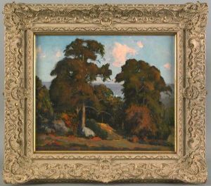 Autumn Oaks by George Victor Grinnell
