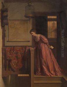 Woman At The Stairs by Charles Joseph Grips